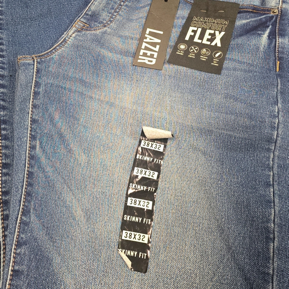 Lazer Flex Skinny-Fit Men's Jeans - Blue